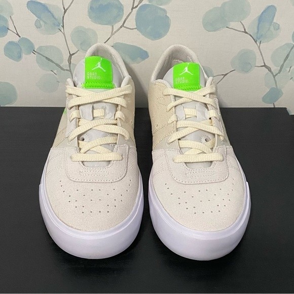 Jordan Series .05 White/Phantom/Green Strike Dear Studio Low Top Sneakers - Picture 2 of 11